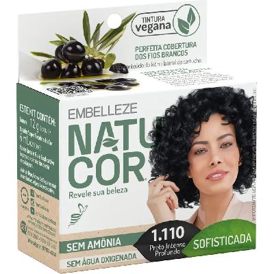 NATUCOR 1.110 PRETO INTENSO PROFUNDO